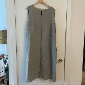 Grey Linen Dress